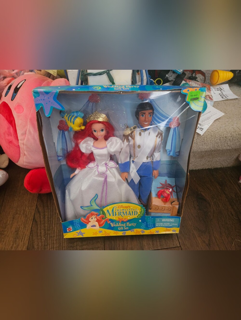 Disney THE LITTLE MERMAID AND PRINCE ERIC Wedding Party Set 1997 BARBIE DOLL New